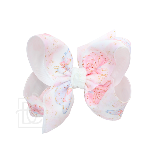 Ballerina Dress Bow on Alligator Clip