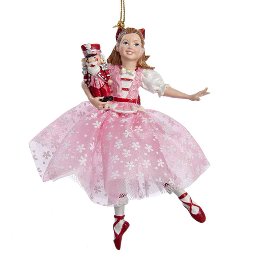 5"RESIN CLARA GIRL ORNAMENT