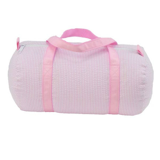 Pink Seersucker Baby Duffel | Mint